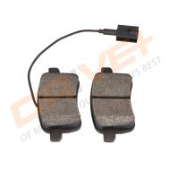 DP1010.10.1137 - DP1010.10.1137 - KLOCKI HAM. TYŁ ALFA GIULIETTA 1.6-2.0JTDM 10-