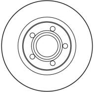 DF2806 - DF2806 - TARCZA HAM./PRZ/ VW PASSAT 1,6 97- @280X 22