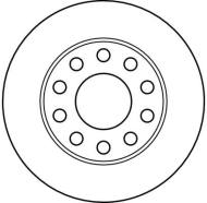 DF4186 - DF4186 - TARCZA HAM./TYŁ/ AUDI A4 97- 1,8T-2,5TDI @245X10