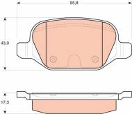 GDB1646 - GDB1646 - KLOCKI HAM./TYŁ/ ALFA ROMEO 156 03-05