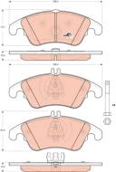 GDB1737 - GDB1737 - KLOCKI HAM./PRZ/ DB C KLASSE 3,0CDI 07-