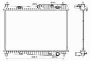 53152 NRF - 53152 - CHŁODNICA SILNIKA FORD (EUROPE) B-MAX 1.4 PETROL 2012.08-.