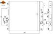 53824A NRF - 53824A - CHŁODNICA OPEL AGILA 00- 