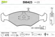 598423 VALEO - 598423 - KLOCKI HAM.FIAT SIENA 1.6 BENZ. 6.99-12.