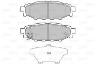 598929 VALEO - 598929 - KLOCKI HAM.SUBARU LEGACY 3.0 BENZ. 5.03-