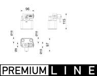 ACH2000P - ACH 2 000P - CHŁODNICA BATERII JAGUAR I-PACE (X590)