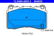 13.0460-4855.2 - KLOCKI HAM./PRZ/ SUBARU IMPREZA 2,0 WRX 