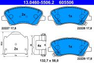 13.0460-5506.2 - KLOCKI HAM. KIA RIO IV 20- 