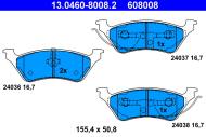 13.0460-8008.2 - KLOCKI HAM./TYŁ/ CHRYSLER VOYAGER 00-