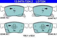 13.0470-7324.2 - KLOCKI HAM./PRZ/ OPEL ASTRA 15- 
