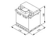 0-092-S40-001 - 0 092 S40 001 - AKUMULATOR 44AH/420A P+ /175X175X190/ /B OSCH S4/