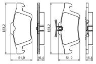 0-986-494-528 - 0 986 494 528 - KLOCKI HAM./TYŁ/ FORD FOCUS 02-