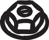 258-038 - 258-038 - NAKRĘTKA UKŁ.WYD.AUDI A4 94-98 (M 8 Z KOŁNIERZEM) /BOSAL/ 1S