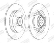 562374J-1 JURID - 562374J-1 - TARCZA HAM./TYŁ/ CITROEN C4 05-