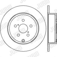 562418JC JURID - 562418JC - TARCZA HAM./TYŁ/ TOYOTA AVENSIS 03- @280 X10 /BOSCH/