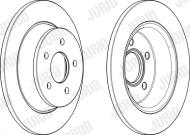 562655JC JURID - 562655JC - TARCZA HAM./TYŁ/ FORD C-MAX II 10-