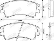 572482J JURID - 572482J - KLOCKI HAM./PRZ/ MAZDA 6 02- /KOMBI/