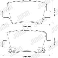 572580JC JURID - 572580JC - KLOCKI HAM./TYŁ/ HONDA CIVIC 06-