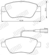 573164J JURID - 573164J - KLOCKI HAM./PRZ/ FIAT STILO 1,2-1,6 16V