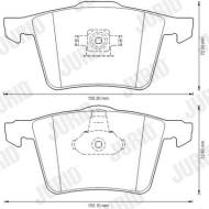 573199J JURID - 573199J - KLOCKI HAM./PRZ/ VOLVO V50 1,6-2,4 04-