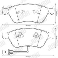 573207JC JURID - 573207JC - KLOCKI HAM./PRZ/ AUDI A8,VW PHEATON 02-