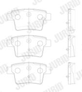 573218J JURID - 573218J - KLOCKI HAM./TYŁ/ FORD MONDEO III 05-