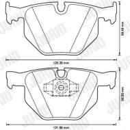 573228J JURID - 573228J - KLOCKI HAM./TYŁ/ BMW 7 02- /E65/
