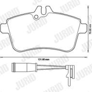 573230J JURID - 573230J - KLOCKI HAM./PRZ/ DB A-CLASS 2,0D 04-
