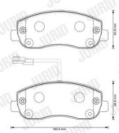 573357J JURID - 573357J - KLOCKI HAM./PRZ/ OPEL MOVANO 2,3CDTI 10-