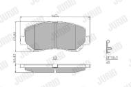 573619J JURID - 573619J - KLOCKI HAM./PRZ/ MAZDA CX5 2,0 11-