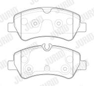 573836J JURID - 573836J - KLOCKI HAM./TYŁ/ FORD TRANSIT 12-