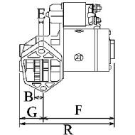 115354 CARGO - F032115354 - ROZRUSZNIK PEUGEOT 406 3.0 
