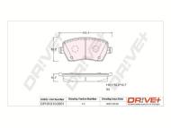DP1010.10.0001 - DP1010.10.0001 - KLOCKI HAM. PRZÓD NISSAN MICRA 03-