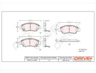 DP1010.10.0018 - DP1010.10.0018 - KLOCKI HAM. PRZÓD HONDA CIVIC 92-