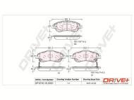 DP1010.10.0061 - DP1010.10.0061 - KLOCKI HAM. PRZÓD HONDA CRV III 2.0I-VTEC 07-