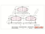 DP1010.10.0089 - DP1010.10.0089 - KLOCKI HAM. PRZÓD NISSAN PATHFINDER 3.5 V