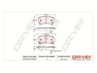 DP1010.10.0099 - DP1010.10.0099 - KLOCKI HAM. TYŁ OPEL INSIGNIA 2.0CDTI 08-