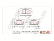 DP1010.10.0142 - DP1010.10.0142 - KLOCKI HAM. TYŁ OPEL ASTRA J 09-