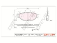 DP1010.10.0173 - DP1010.10.0173 - KLOCKI HAM. PRZÓD FIAT 500 1.2 16V 07-
