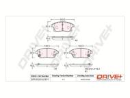 DP1010.10.0191 - DP1010.10.0191 - KLOCKI HAM. PRZÓD OPEL ASTRA 1.7CDTI 09-