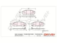 DP1010.10.0374 - DP1010.10.0374 - KLOCKI HAM. PRZÓD NISSAN NV200 1.5DCI 10-