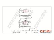 DP1010.10.0394 - DP1010.10.0394 - KLOCKI HAM. TYŁ FORD FOCUS 02-