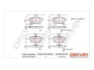 DP1010.10.0439 - KLOCKI HAM. PRZÓD OPEL CORSA 03- 