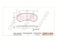 DP1010.10.0534 - DP1010.10.0534 - KLOCKI HAM. PRZÓD MITSUBISHI PAJERO 99-