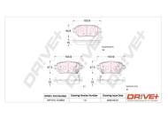 DP1010.10.0803 - DP1010.10.0803 - KLOCKI HAM. NISSAN QASHQAI 14- TYŁ