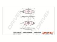 DP1010.10.0844 - DP1010.10.0844 - KLOCKI HAM. PRZÓD RENAULT KANGOO