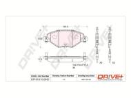 DP1010.10.0850 - DP1010.10.0850 - KLOCKI HAM. PRZÓD CITROEN C5 01-