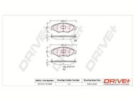 DP1010.10.0859 - DP1010.10.0859 - KLOCKI HAM. PRZÓD PEUGEOT 206 1.4HDI-1.9D