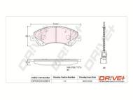 DP1010.10.0901 - DP1010.10.0901 - KLOCKI HAM. PRZÓD FORD TRANSIT 330-350 06-