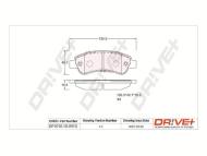 DP1010.10.0910 - DP1010.10.0910 - KLOCKI HAM. TYŁ FIAT DUCATO 10 14 06-